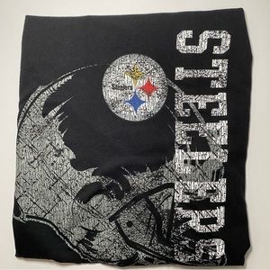 Youth Pittsburgh Steelers NFL team apparel long sleeve black shirt